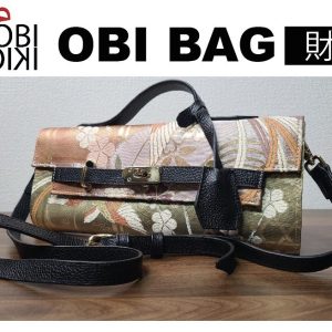 IKIOBI Bag – Cranes & Sakura Elegance Clutch