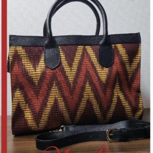 Kalimantan Weave & Japanese Obi Bag