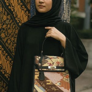 IKIOBI Bag – Classic Kimono Motifs, Structured Top-Handle